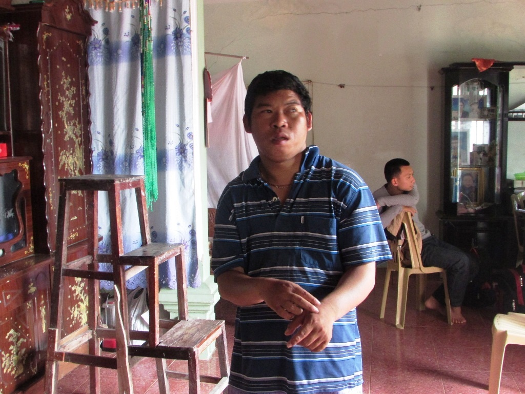 Anh Phan Huy Hà, con trai liệt sỹ Phan Huy Sơn, bị thiểu năng